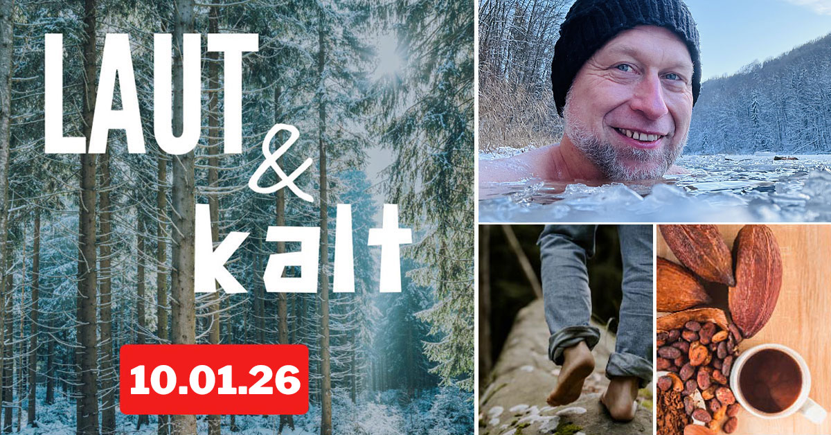 «LAUT & KALT» | Anspannung & Entspannung · Atemtechniken · Kälteexposition · Kakao-Zeremonie und vieles mehr...